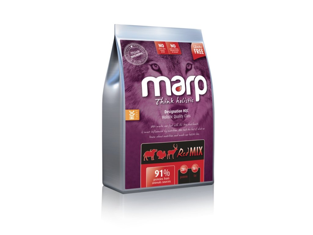 Marp Holistic Red Mix - hovězí,krůtí,zvěřina bez obilovin 12kg