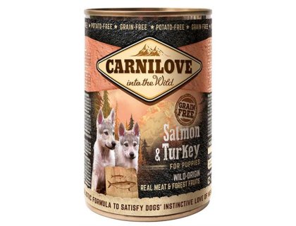 Carnilove WM konz. Salmon & Turkey for Puppies GF 400 g