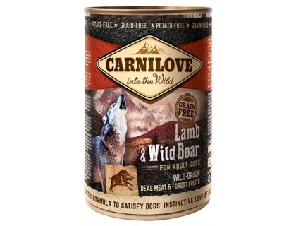 Carnilove WM konz. Lamb & Wild Boar Grain Free 400 g