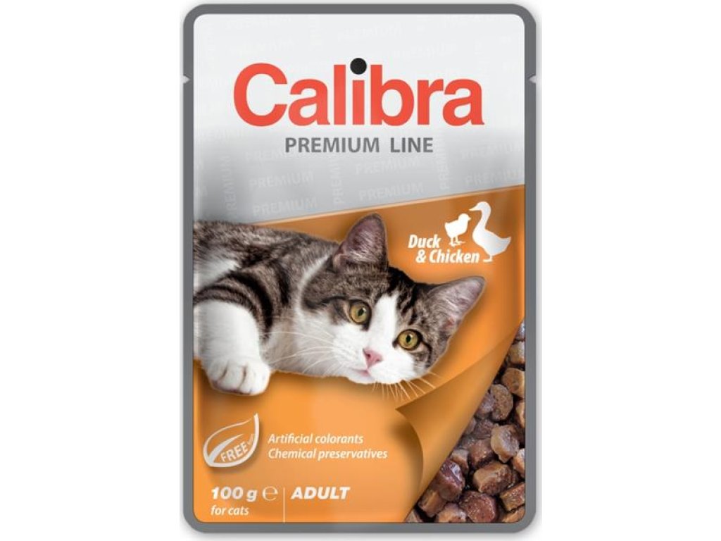 Calibra Cat kaps. Premium Adult Duck & Chicken 100 g