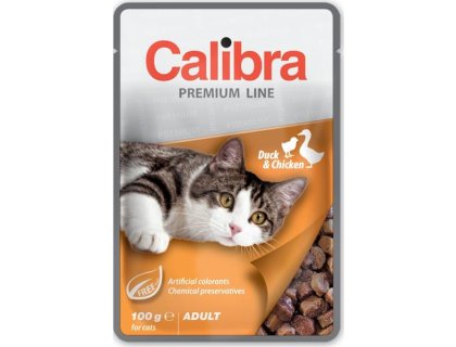 Calibra Cat kaps. Premium Adult Duck & Chicken 100 g