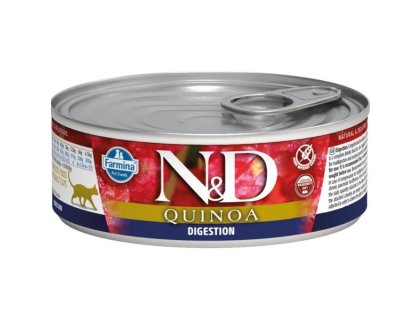 N&D QUINOA Cat konz. Digestion Lamb & Fennel 80 g