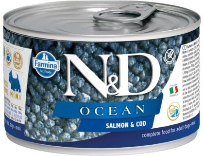 N&D OCEAN Dog konz. Salmon & Cod Mini 140 g