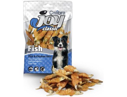 Calibra Dog Joy Classic Fish & Chicken Slice 80g