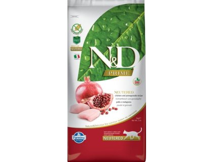 N&D PRIME Cat GF Chicken & Pomegranate Neutered Adult 5 kg