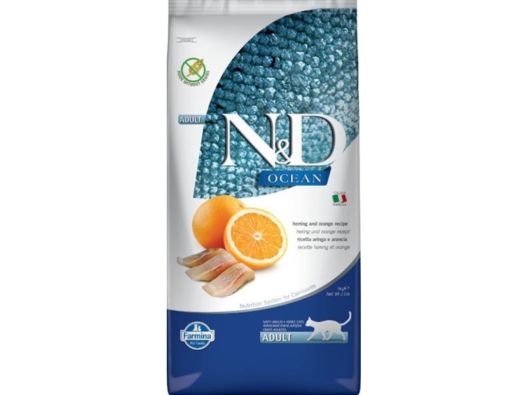 N&D OCEAN Cat GF Herring & Orange 10 kg
