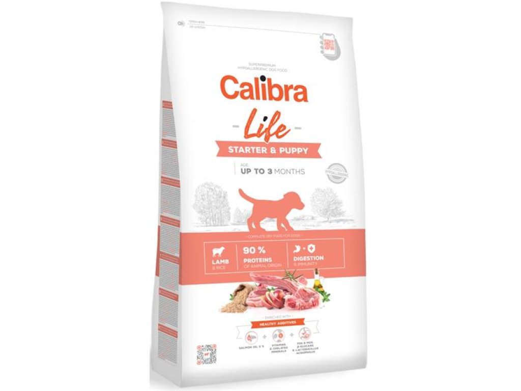 Calibra Dog Life Starter & Puppy Lamb 750 g