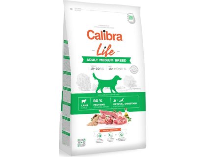 Calibra Dog Life Adult Medium Breed Lamb 12 kg