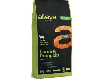 ALLEVA NATURAL Dog Dry Adult Lamb&Pumpkin Medium/Maxi 12kg