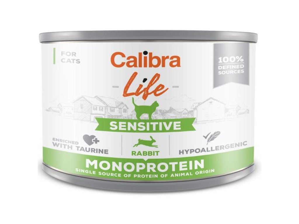 Calibra Cat Life konz. Sensitive Rabbit 200g