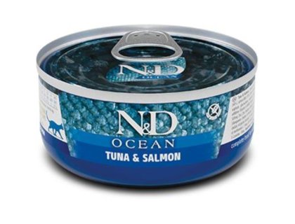 N&D OCEAN Cat konz. Tuna & Salmon 70 g