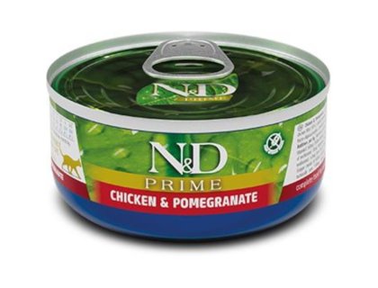 N&D PRIME Cat konz. Chicken & Pomegranate 70 g