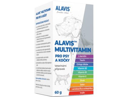Alavis Multivitamín pro psy a kočky 60 g