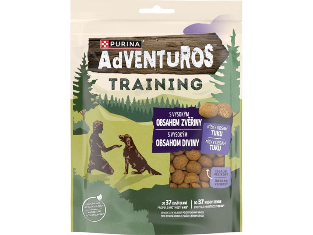 Adventuros snack dog - Training Venison 115 g