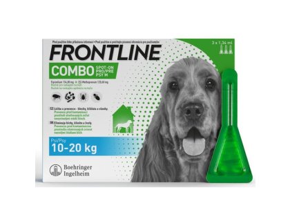 Frontline Combo spot-on dog M a.u.v. sol 3 x 1,34, 10-20kg