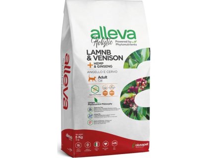 ALLEVA HOLISTIC Cat Dry Adult Lamb&Venison 5kg