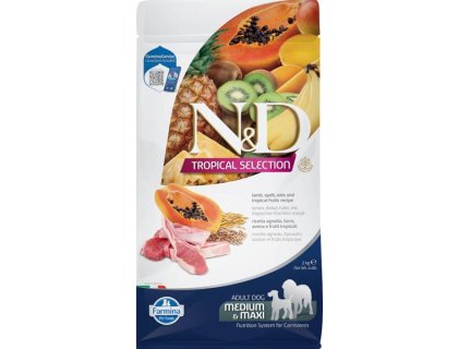 N&D TROPICAL SELECTION Dog LG Lamb Adult Medium & Maxi 2 kg