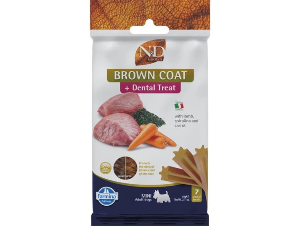 N&D BROWN Dog Dental Snack Lamb Mini 60 g