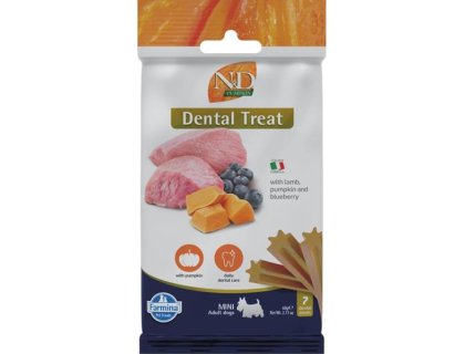 N&D PUMPKIN Dog Dental Snack Lamb Mini 60 g
