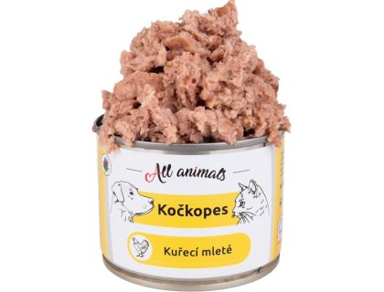 ALL ANIMALS Kočkopes konz. Kuřecí mleté 200g
