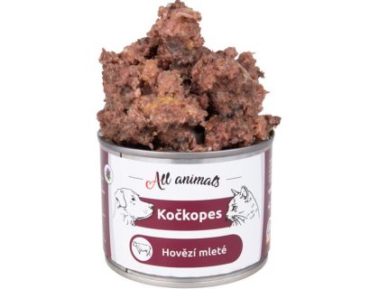 ALL ANIMALS Kočkopes konz. Hovězí mleté 200g