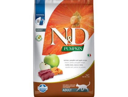 N&D PUMPKIN Cat GF Venison & Apple Adult 5 kg