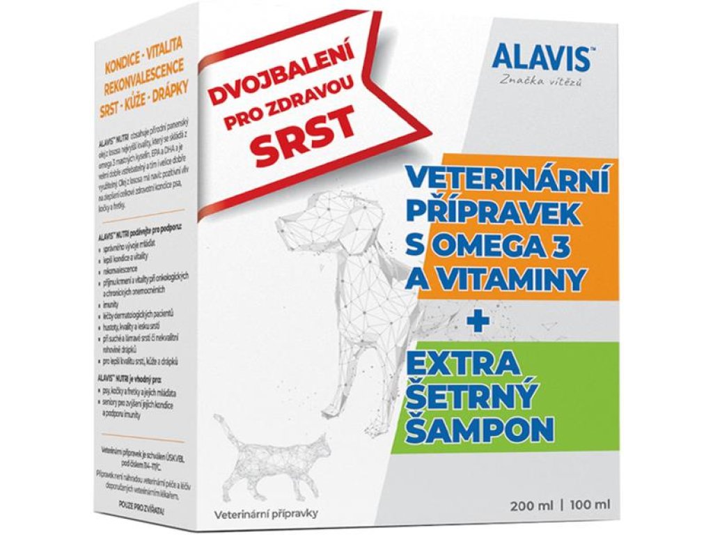 Alavis Nutri 200ml + šampon extra šetrný 100ml
