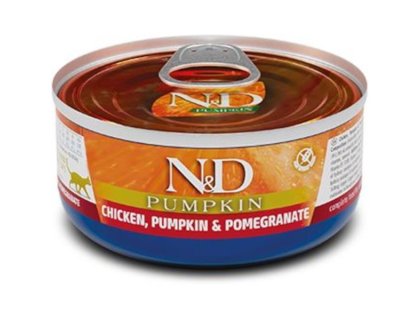 N&D PUMPKIN Cat konz. Chicken, Pumpkin & Pomegranate 70 g