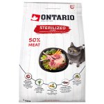 Krmivo Ontario Cat Sterilised Lamb 2kg