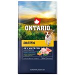 Krmivo Ontario Adult Mini Fish & Brown Rice 6,5kg