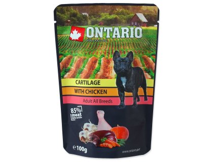 Kapsička Ontario chrupavky s kuřecím ve vývaru 100g