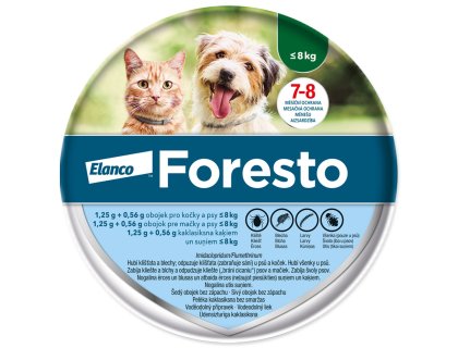Obojek Foresto antiparazitní kočka a malý pes 38cm !