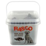 Pochoutka Rasco kost kalciová s játry 2,5cm 550g