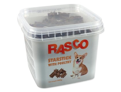 Pochoutka Rasco drůbeží tyčinky s játry 2,5cm 500g