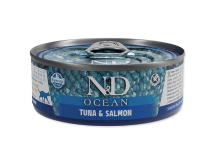 Konzerva N&D Cat Ocean Tuna & Salmon 70g
