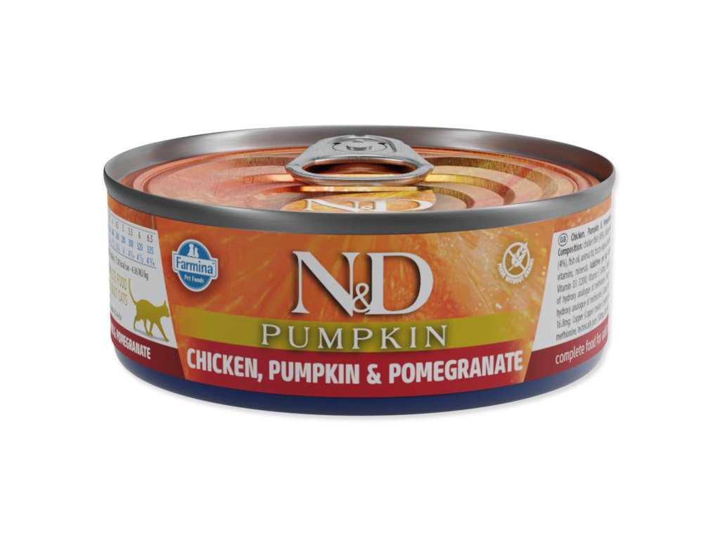 Konzerva N&D Cat Chicken, Pumpkin & Pomegranate 70g