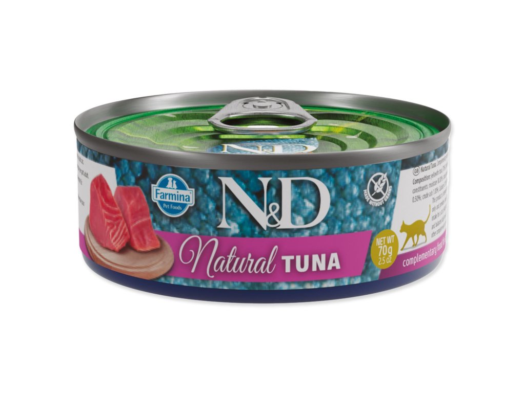Konzerva N&D Cat Natural Tuna 70g