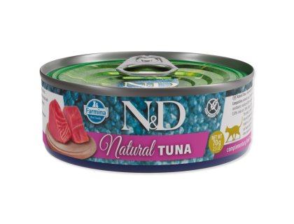 Konzerva N&D Cat Natural Tuna 70g