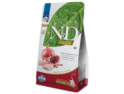 Krmivo N&D Kitten Prime Chicken & Pomegranate 1,5kg