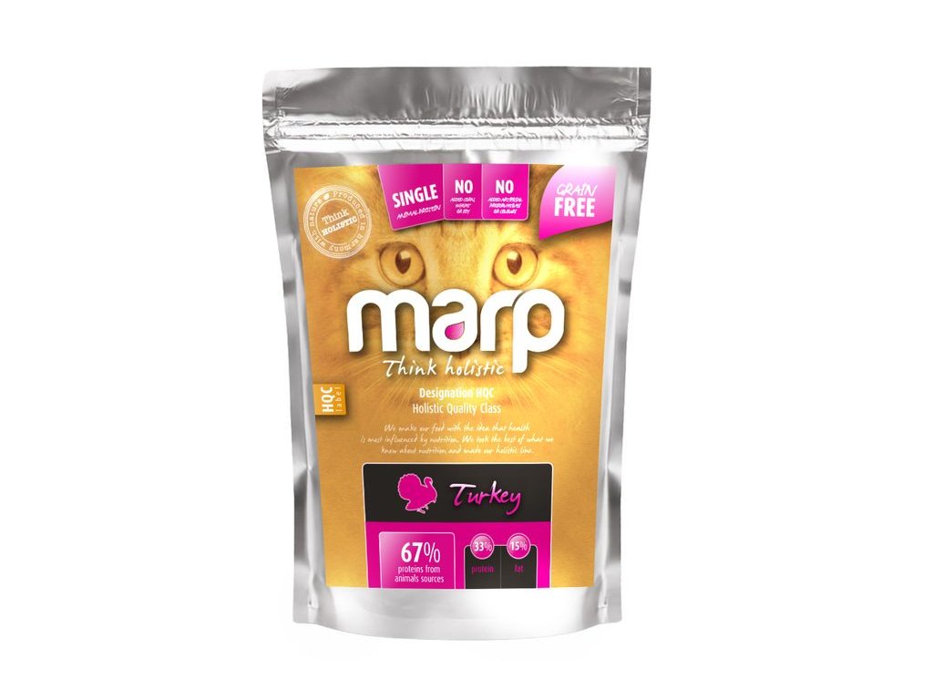 Marp Holistic Turkey CAT - krůtí bez obilovin pro kočky 0,5kg