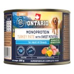 Konzerva Ontario Adult monoprotein krůtí pate s batáty 200g