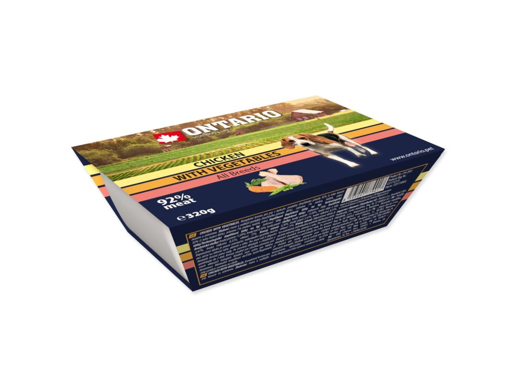 Vanička Ontario kuře se zeleninou 320g